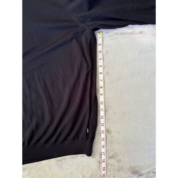 Boss Men’s Solid Black Knit Turtleneck Long Sleeve Pullover Sweater Size 3XL - Picture 3 of 8